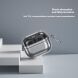 Захисний чохол Deexe Crystal Shield для Samsung Galaxy Buds 3 / Buds 3 Pro - Transparent Black (360917H). Фото 4 з 7