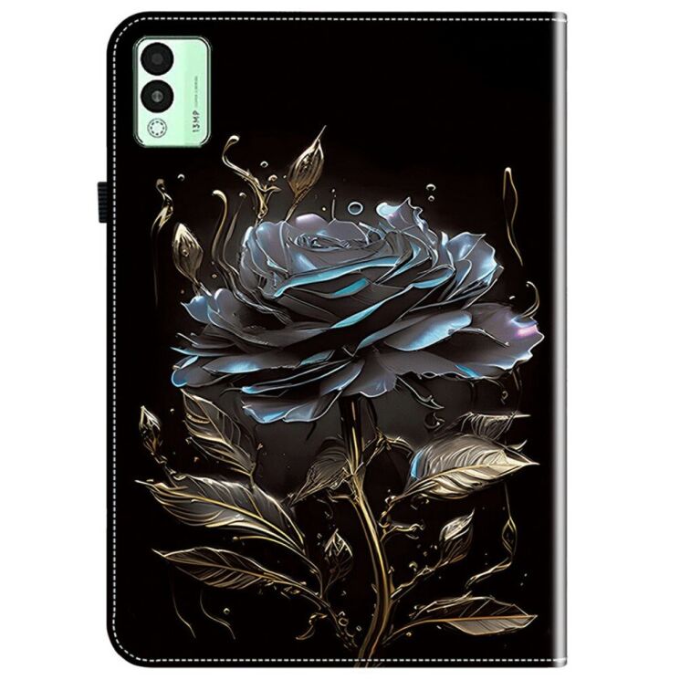 Защитный чехол Deexe Flower для TECNO Megapad 11 - Black Rose: фото 6 из 7
