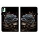 Защитный чехол Deexe Flower для TECNO Megapad 11 - Black Rose (375500D). Фото 7 из 7