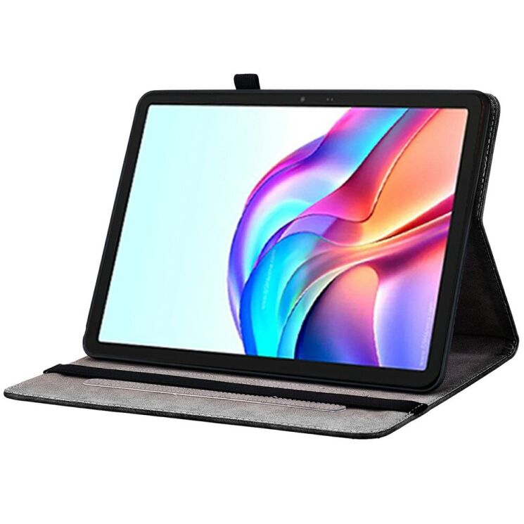Защитный чехол Deexe Flower для TECNO Megapad 11 - Black Rose: фото 3 из 7