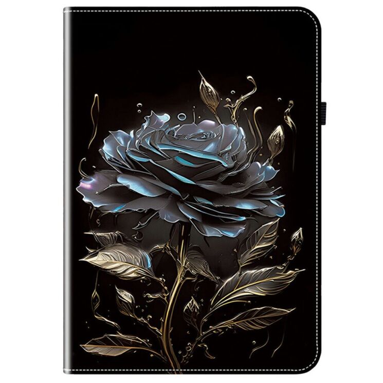 Защитный чехол Deexe Flower для TECNO Megapad 11 - Black Rose: фото 5 из 7