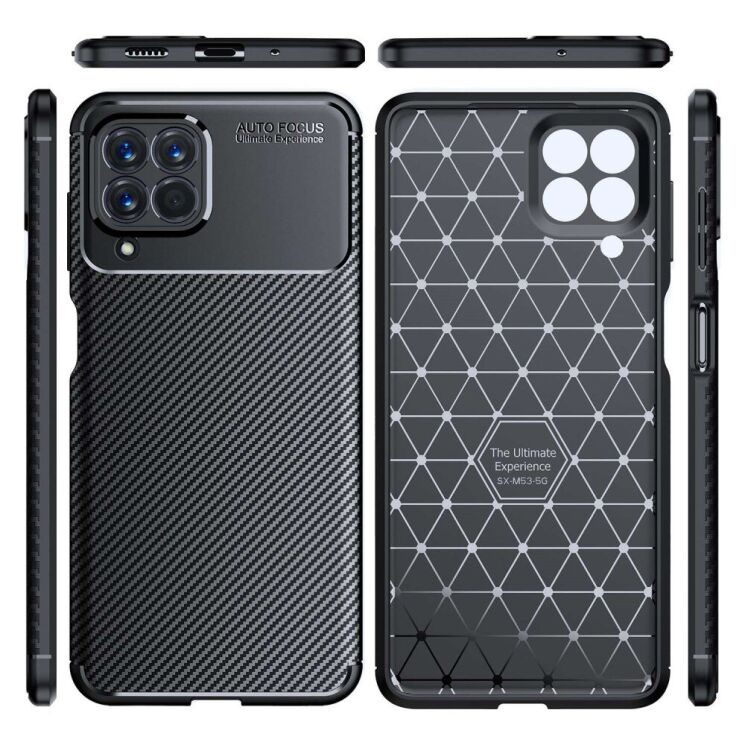 Защитный чехол Deexe Fusion для Samsung Galaxy M53 (M536) - Black: фото 3 из 11