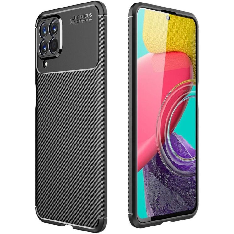 Защитный чехол Deexe Fusion для Samsung Galaxy M53 (M536) - Black: фото 1 из 11