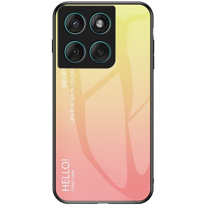 Защитный чехол Deexe Gradient Color для Motorola Edge 60 / Edge 60 Fusion - Yellow: фото 1 из 11