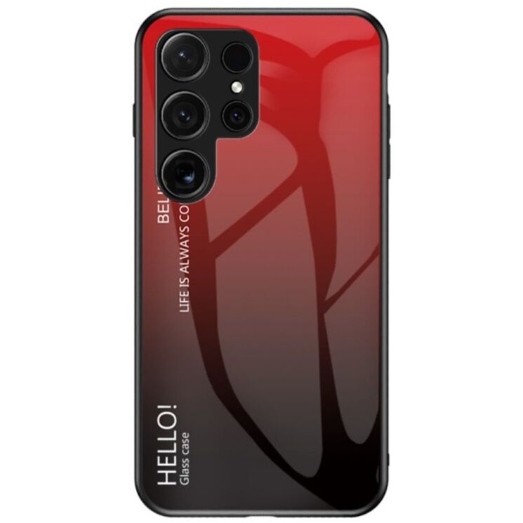 Защитный чехол Deexe Gradient Color для Samsung Galaxy S24 Ultra - Red / Black: фото 1 из 7