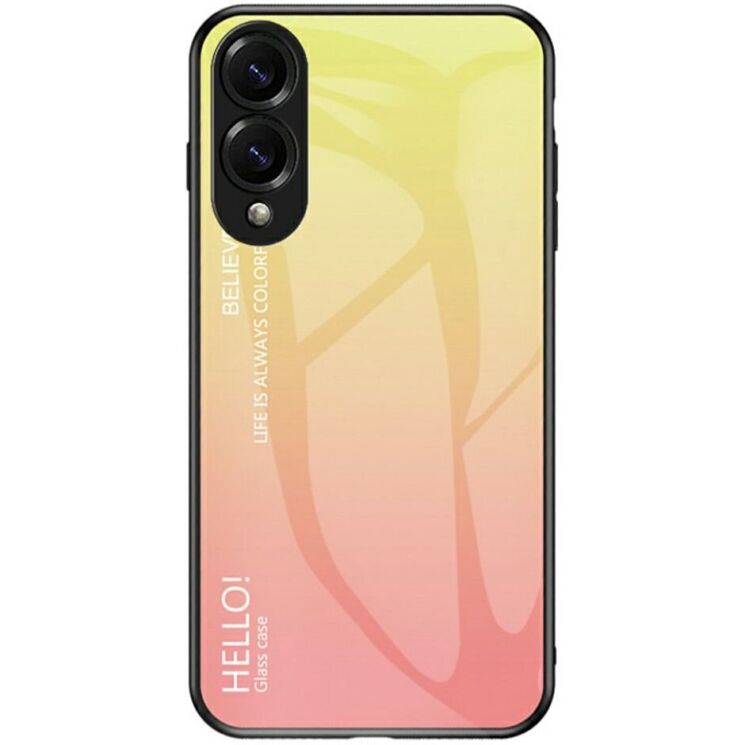 Защитный чехол Deexe Gradient Color для Samsung Galaxy S25 Edge (S937) - Yellow: фото 1 из 10