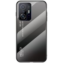 Защитный чехол Deexe Gradient Color для Xiaomi 11T / 11T Pro - Black / Grey: фото 1 из 7