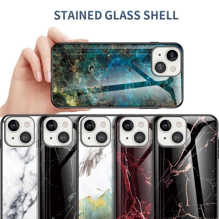 Захисний чохол Deexe Gradient Pattern для Apple iPhone 13 - White: фото 8 з 8
