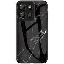 Защитный чехол Deexe Gradient Pattern для Motorola Moto G15 - Black: фото 1 из 6
