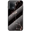 Захисний чохол Deexe Gradient Pattern для OPPO Reno 5 Lite - Black / Gold (278716BF)