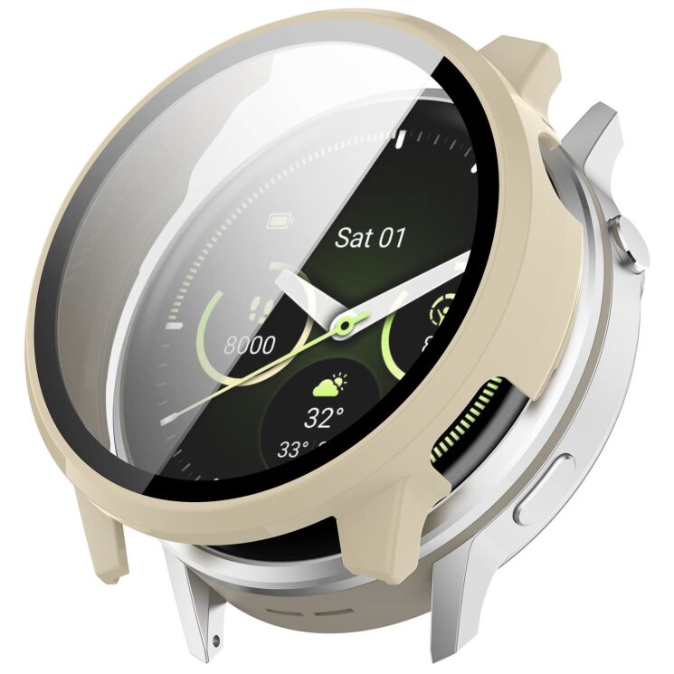 Захисний чохол Deexe Hard Frame для Garmin Venu 4 (45mm) - Ivory White (362301IW) Захисний чохол Deexe Hard Frame для Garmin Venu 4 (45mm) - Ivory White: фото 1 з 7