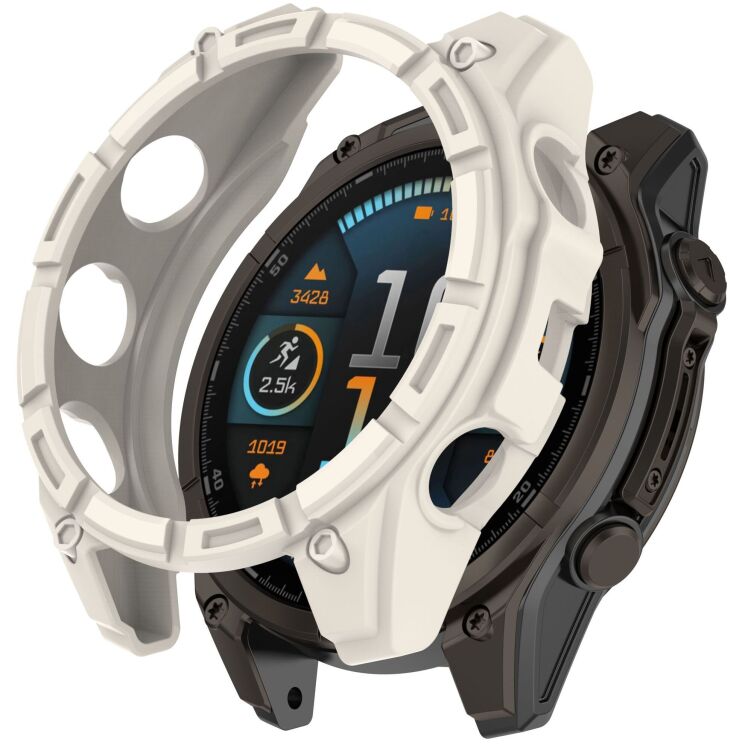 Защитный чехол Deexe Hollow Cover для Garmin Tactix 8 (47mm) - Starlight: фото 1 из 7