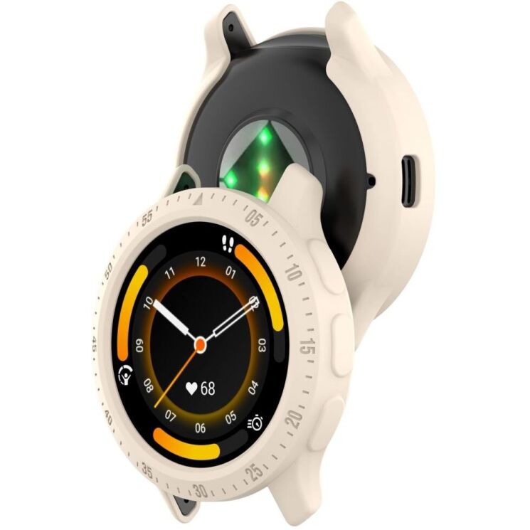 Защитный чехол Deexe Hollow Cover для Garmin Venu 3S - Starlight: фото 5 из 8