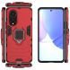 Чохол з підставкою Deexe Hybrid Case для Huawei Nova 9 - Red (287608R). Фото 3 з 6