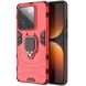 Захисний чохол Deexe Hybrid Case для Realme GT 7 Pro - Red (377201R). Фото 2 з 6