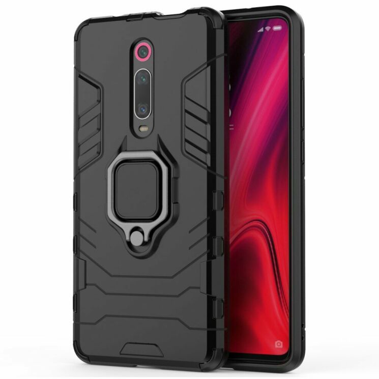 Защитный чехол Deexe Hybrid Case для Xiaomi Mi 9T / Mi 9T Pro / Redmi K20 / Redmi K20 Pro - Black: фото 2 из 10