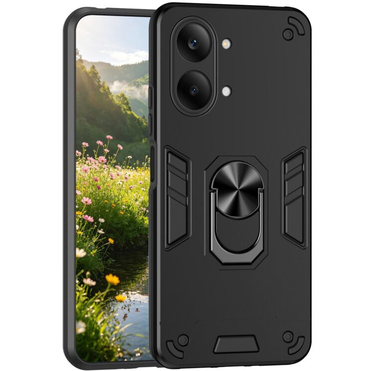 Защитный чехол Deexe Hybrid Shell для Xiaomi Poco X8 Pro Max - Black: фото 1 из 7