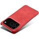 Захисний чохол Deexe Leather Back Cover для iPhone 18 Pro Max / 17 Pro Max - Red (423816R). Фото 4 з 5