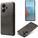 Захисний чохол Deexe Leather Back Cover для Xiaomi Redmi Note 13 Pro+ - Black (340565B). Фото 1 з 4