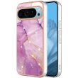 Защитный чехол Deexe Marble Style для Google Pixel 9 Pro XL - Light Purple (359815LV)