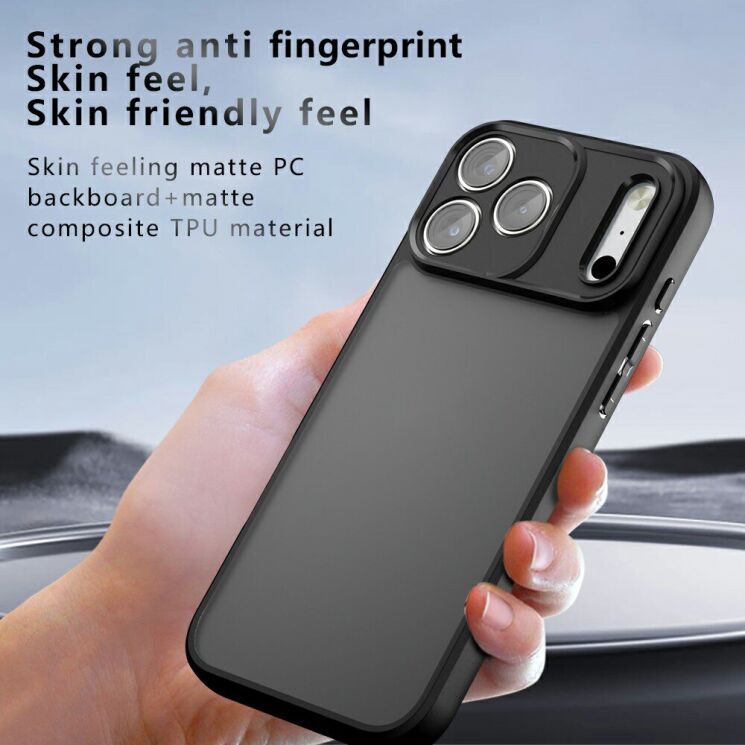 Защитный чехол Deexe Matte Skin для Apple iPhone 17 Pro - Transparent: фото 7 из 9
