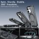 Защитный чехол Deexe Matte Skin Kickstand with MagSafe для OPPO Reno 16 Pro - Transparent Black (413603TB). Фото 6 из 16