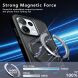 Защитный чехол Deexe Matte Skin Kickstand with MagSafe для OPPO Reno 16 Pro - Transparent Black (413603TB). Фото 4 из 16