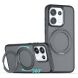 Защитный чехол Deexe Matte Skin Kickstand with MagSafe для OPPO Reno 16 Pro - Transparent Black (413603TB). Фото 2 из 16