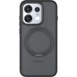 Захисний чохол Deexe Matte Skin Kickstand with MagSafe для OPPO Reno 16 Pro - Transparent Black (413603TB)
