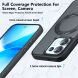 Защитный чехол Deexe Matte Skin Kickstand with MagSafe для OPPO Reno 16 Pro - Transparent Black (413603TB). Фото 9 из 16