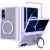 Захисний чохол Deexe Matte Skin Kickstand with MagSafe (FF) для Samsung Galaxy Fold 8 - Purple: фото 1 з 8