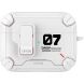 Захисний чохол Deexe Number Protect для AirPods 5 / 4 - White (364460W). Фото 1 з 9
