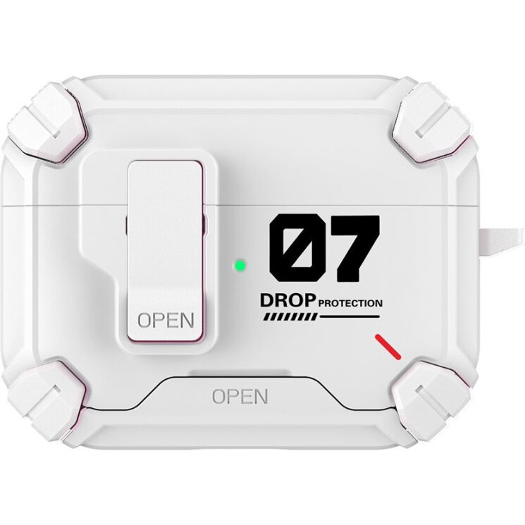 Захисний чохол Deexe Number Protect для AirPods 5 / 4 - White (364460W) Захисний чохол Deexe Number Protect для AirPods 5 / 4 - White: фото 1 з 9