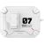 Захисний чохол Deexe Number Protect для AirPods 5 / 4 - White: фото 1 з 9