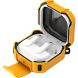 Защитный чехол Deexe Orbit Shield для Samsung Galaxy Buds 4 / Buds 4 Pro - Black / Yellow (407421BY). Фото 2 из 8