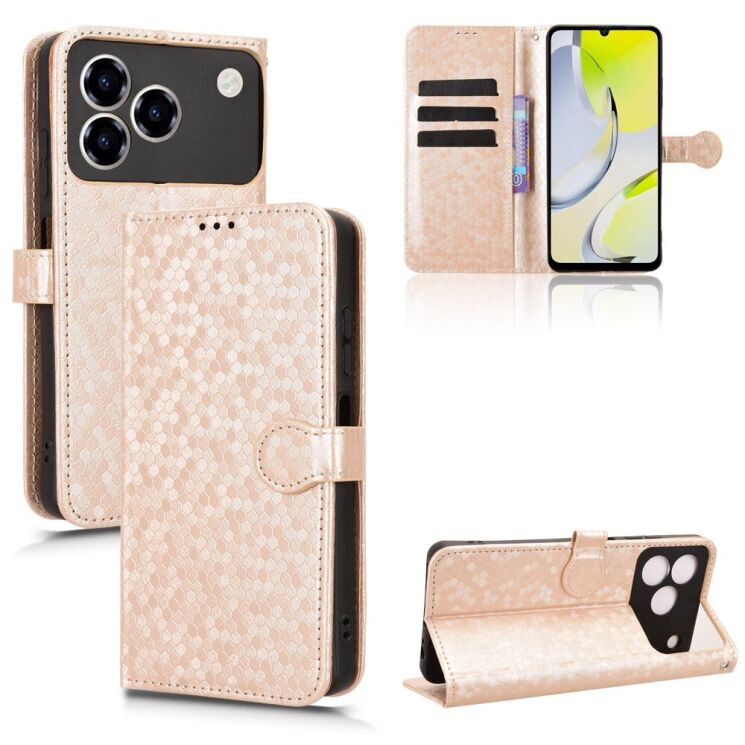 Защитный чехол Deexe Pegasus Cover для ZTE Blade A76 - Rose Gold: фото 5 из 7