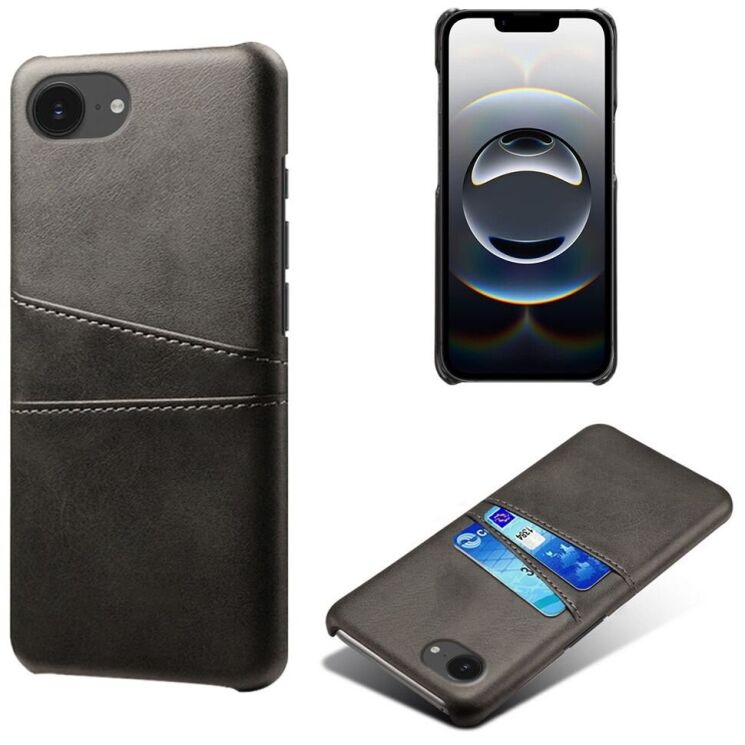 Защитный чехол Deexe Pocket Case для Apple iPhone 16e - Black: фото 1 из 5