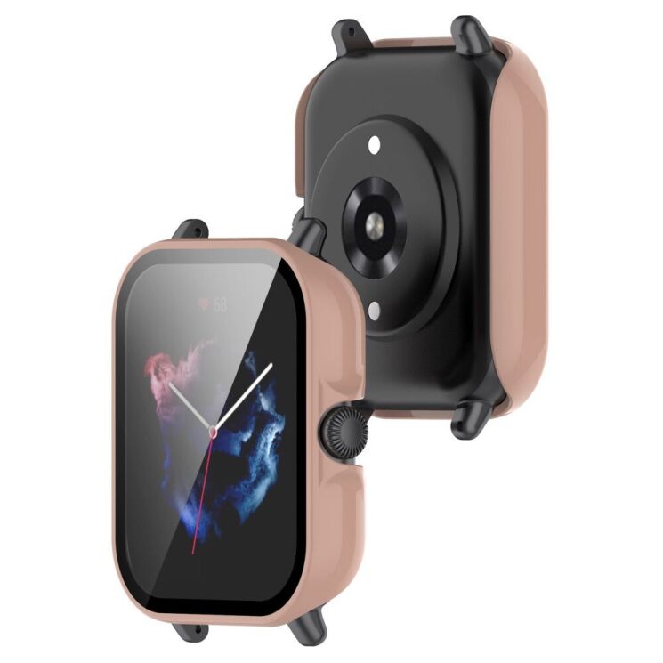 Защитный чехол Deexe Protective Cover для Xiaomi Amazfit GTS 3 - Sakura Pink: фото 4 из 5