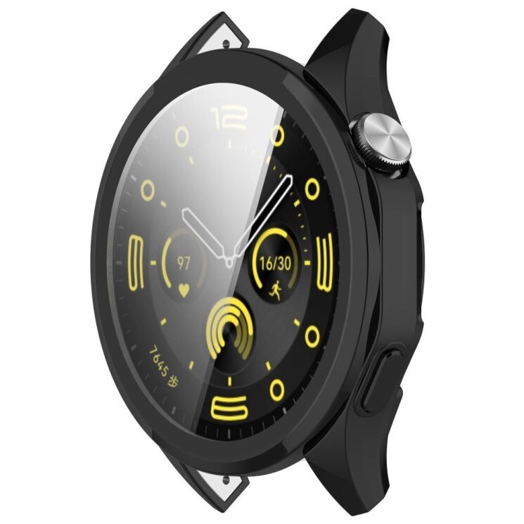 Защитный чехол Deexe Protective Frame для Huawei Watch GT 4 (46mm) - Black: фото 6 из 8