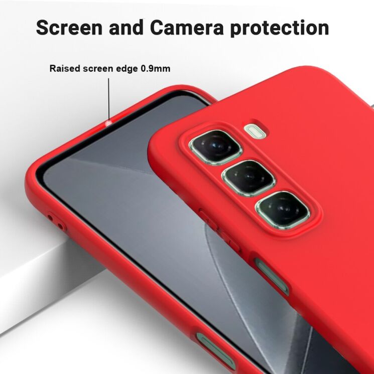 Защитный чехол Deexe Silicone Case для Infinix Hot 50 Pro - Green: фото 8 из 8