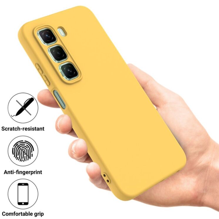 Защитный чехол Deexe Silicone Case для Infinix Hot 50 Pro - Green: фото 3 из 8
