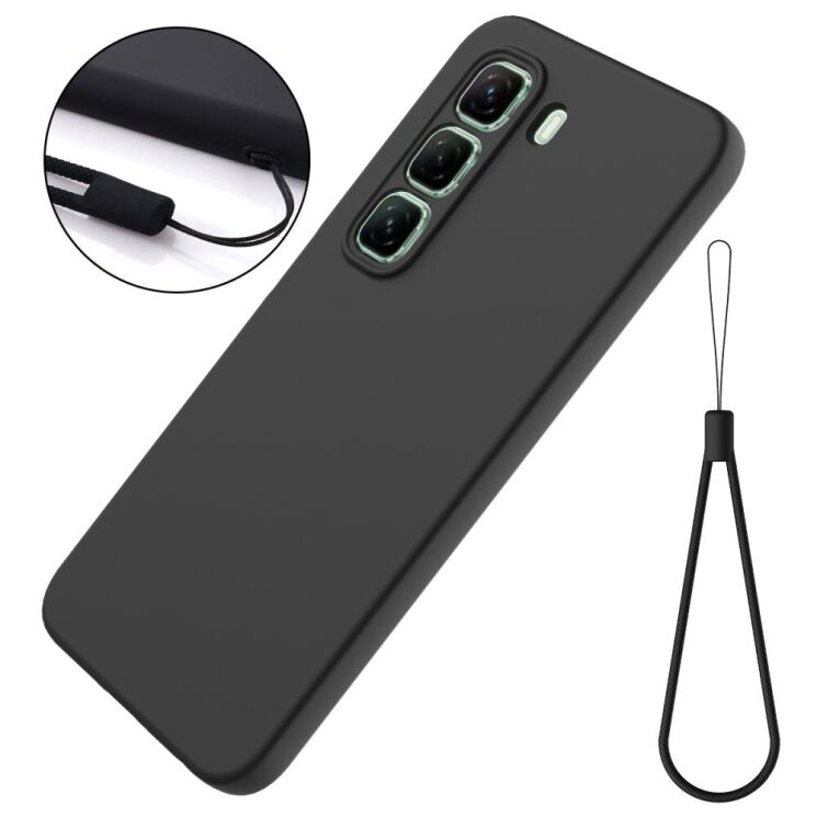 Защитный чехол Deexe Silicone Case для Infinix Hot 50 Pro - Green: фото 2 из 8