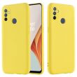 Защитный чехол Deexe Silicone Case для OnePlus Nord N100 - Yellow (271851Y)