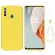 Защитный чехол Deexe Silicone Case для OnePlus Nord N100 - Yellow (271851Y). Фото 2 из 6