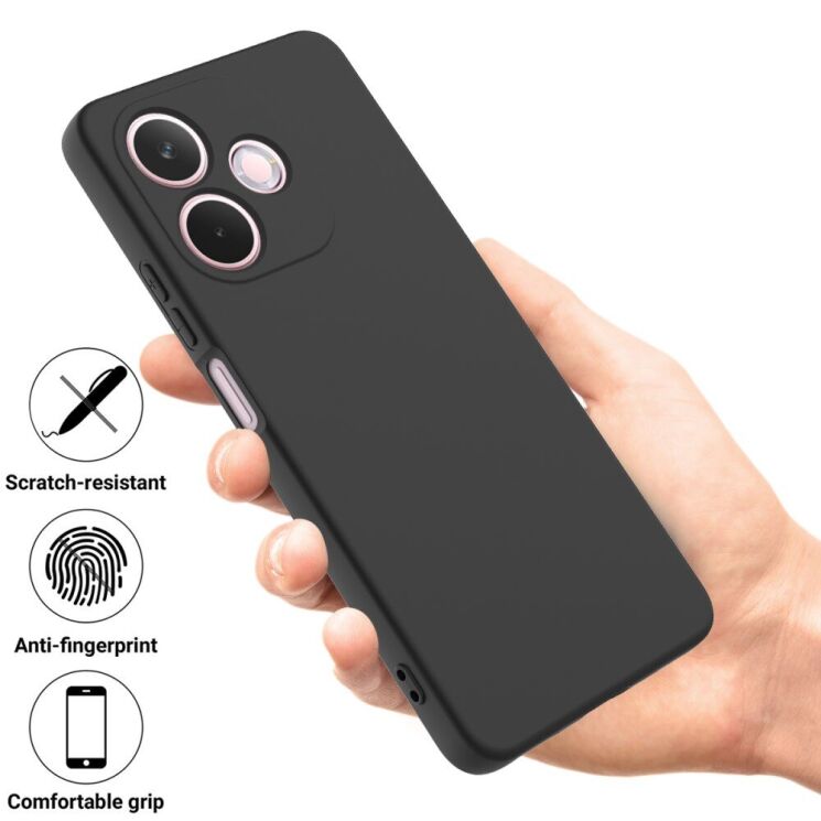 Защитный чехол Deexe Silicone Case для Oppo A5 Pro (4G/5G) - Black: фото 2 из 8