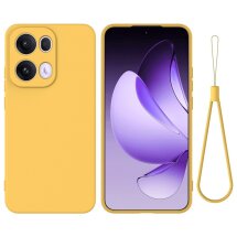 Защитный чехол Deexe Silicone Case для OPPO Reno 13 Pro 5G - Yellow: фото 1 из 8