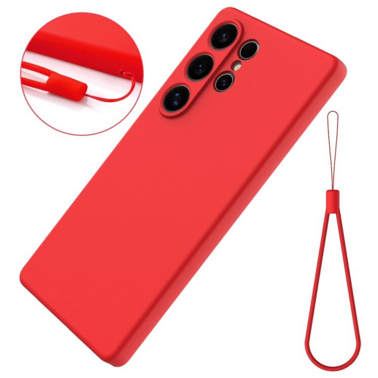 Защитный чехол Deexe Silicone Case для Samsung Galaxy S25 Ultra (S938) - Red: фото 2 из 8