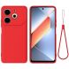 Захисний чохол Deexe Silicone Case для TECNO Pova 6 Neo - Red (359602R). Фото 1 з 8