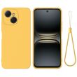 Силиконовый (TPU) чехол Deexe Silicone Case для TECNO Spark 40C - Yellow (390302Y)