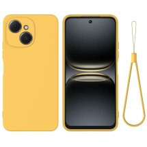 Силиконовый (TPU) чехол Deexe Silicone Case для TECNO Spark 40C - Yellow: фото 1 из 9